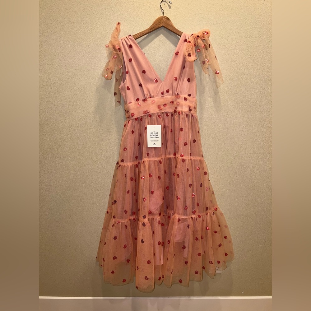 JESSA KAE SWEETHEART PINK TULLE DRESS